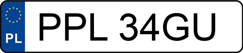 Numer rejestracyjny PPL 34GU posiada URSUS C 360 - PPL34GU