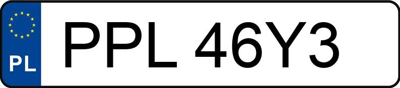 El número de registro PPL 46Y3 tiene AUDI A4 - PPL46Y3