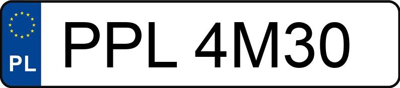 Numer rejestracyjny PPL 4M30 posiada LEIKE LEIKE LK50Q-3 - PPL4M30