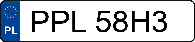 Numer rejestracyjny PPL 58H3 posiada OPEL Astra III 1.7 CDTI MR`04 E4 Enjoy - PPL58H3 Numer rejestracyjny PPL 58H3 posiada OPEL Astra III 1.7 CDTI MR`04 E4 Enjoy - PPL58H3