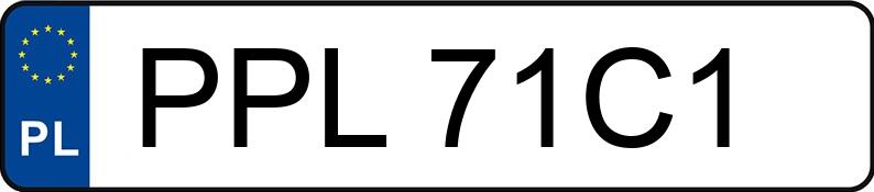 Numer rejestracyjny PPL 71C1 posiada BMW 535 - PPL71C1