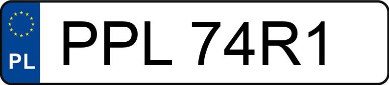 Numer rejestracyjny PPL 74R1 posiada FORD KUGA - PPL74R1 Numer rejestracyjny PPL 74R1 posiada FORD KUGA - PPL74R1