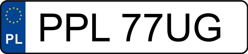 Numer rejestracyjny PPL 77UG posiada VOLKSWAGEN GOLF - PPL77UG Numer rejestracyjny PPL 77UG posiada VOLKSWAGEN GOLF - PPL77UG