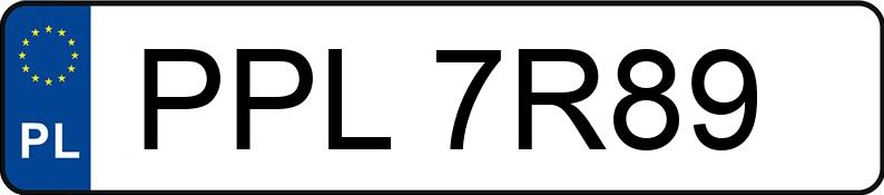 Numer rejestracyjny PPL 7R89 posiada VOLKSWAGEN PASSAT - PPL7R89