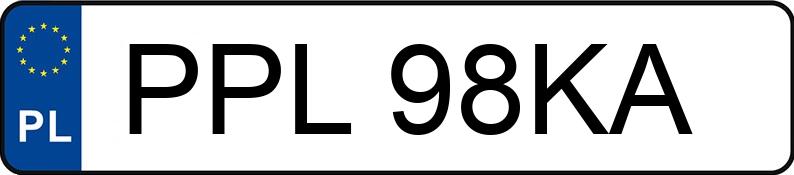 Numer rejestracyjny PPL 98KA posiada OPEL Vectra A 1.7 TD Kat. Selection - PPL98KA Numer rejestracyjny PPL 98KA posiada OPEL Vectra A 1.7 TD Kat. Selection - PPL98KA