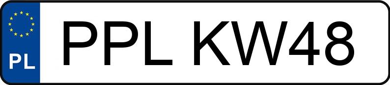 Numer rejestracyjny PPL KW48 posiada PEUGEOT 407 - PPLKW48