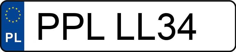 Numer rejestracyjny PPL LL34 posiada MAZDA 6 - PPLLL34 Numer rejestracyjny PPL LL34 posiada MAZDA 6 - PPLLL34