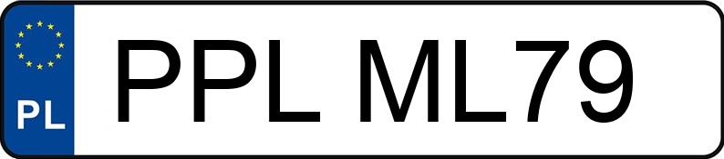 Numer rejestracyjny PPL ML79 posiada BMW 330D - PPLML79