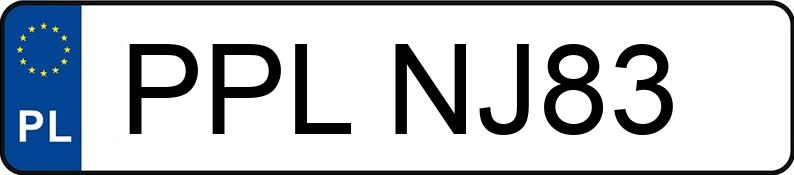 Numer rejestracyjny PPL NJ83 posiada NISSAN Micra 1.3 Kat. LX - PPLNJ83