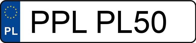 Numer rejestracyjny PPL PL50 posiada RENAULT MEGANE - PPLPL50