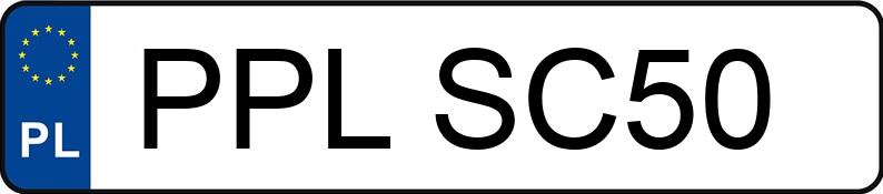 Numer rejestracyjny PPL SC50 posiada BMW 520D - PPLSC50 Numer rejestracyjny PPL SC50 posiada BMW 520D - PPLSC50