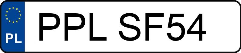 Numer rejestracyjny PPL SF54 posiada RENAULT CLIO - PPLSF54 Numer rejestracyjny PPL SF54 posiada RENAULT CLIO - PPLSF54