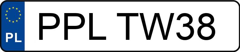 Numer rejestracyjny PPL TW38 posiada VOLKSWAGEN SCIROCCO - PPLTW38 Numer rejestracyjny PPL TW38 posiada VOLKSWAGEN SCIROCCO - PPLTW38