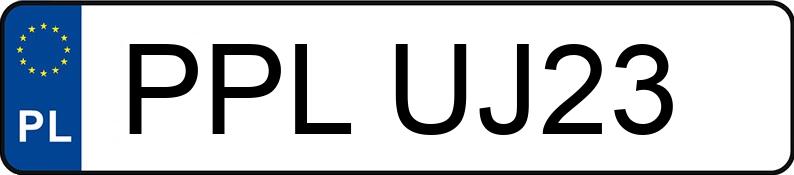 Numer rejestracyjny PPL UJ23 posiada MERCEDES-BENZ C 180 d MR`14 E6 205 C 180 d MR`14 E6 205 - PPLUJ23