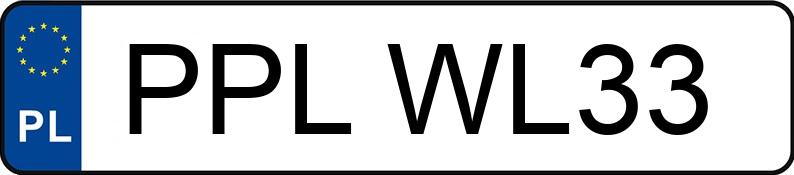 Numer rejestracyjny PPL WL33 posiada VOLKSWAGEN TOURAN - PPLWL33