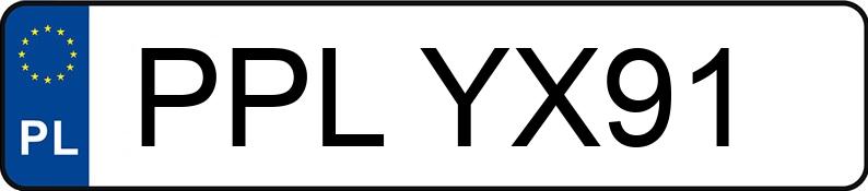 Numer rejestracyjny PPL YX91 posiada BMW X4 Diesel MR`14 E6 F26 xDrive20d - PPLYX91