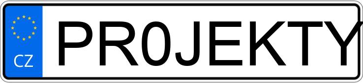 Numer rejestracyjny PR0JEKTY posiada VOLKSWAGEN Touareg