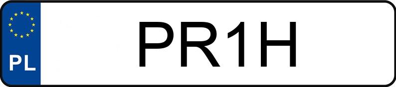Numer rejestracyjny PR 1H posiada DODGE RAM 1500 - PR1H Numer rejestracyjny PR 1H posiada DODGE RAM 1500 - PR1H