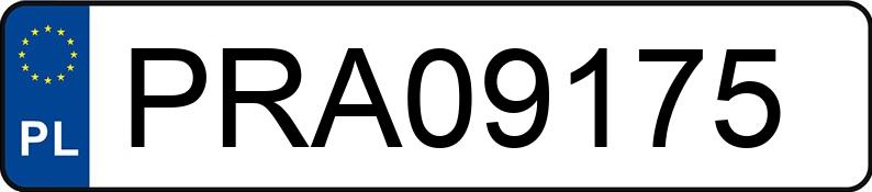 Numer rejestracyjny PRA 09175 posiada ZASTAVA 1100 1100 - PRA09175 Numer rejestracyjny PRA 09175 posiada ZASTAVA 1100 1100 - PRA09175