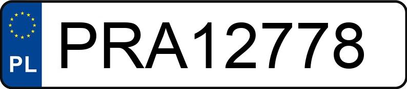 Numer rejestracyjny PRA 12778 posiada BMW 320 D - PRA12778 Numer rejestracyjny PRA 12778 posiada BMW 320 D - PRA12778