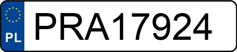 Numer rejestracyjny PRA 17924 posiada HYUNDAI TUCSON - PRA17924