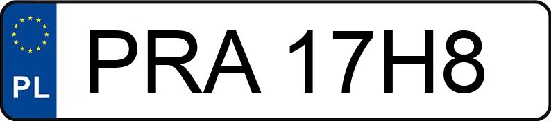 Numer rejestracyjny PRA 17H8 posiada VOLKSWAGEN Passat GP 1.9 TDI MR`00 E3 Highline 4MOTION - PRA17H8