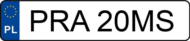 Numer rejestracyjny PRA 20MS posiada AUDI A6 - PRA20MS Numer rejestracyjny PRA 20MS posiada AUDI A6 - PRA20MS