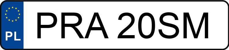 Numer rejestracyjny PRA 20SM posiada RENAULT MEGANE SCENIC 1.9 DCI - PRA20SM Numer rejestracyjny PRA 20SM posiada RENAULT MEGANE SCENIC 1.9 DCI - PRA20SM