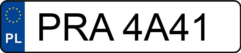 Le numéro d’enregistrement PRA 4A41 a SKODA Octavia III 2.0 TDI-CR MR`18 E6 Laurin & Klement 4x4 DSG - PRA4A41