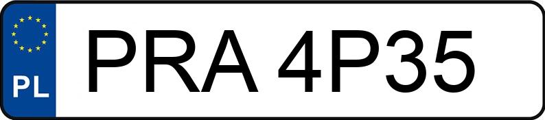 Numer rejestracyjny PRA 4P35 posiada MERCEDES-BENZ CLA 200 CDI MR`13 E5 117 CLA 200 CDI MR`13 E5 117 - PRA4P35