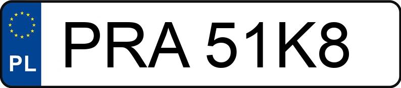 Numer rejestracyjny PRA 51K8 posiada FIAT FREEMONT - PRA51K8