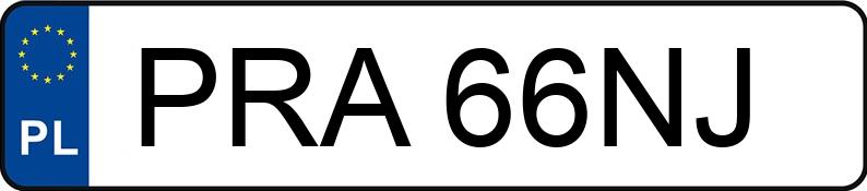 Numer rejestracyjny PRA 66NJ posiada VOLKSWAGEN POLO 1.0 KAT - PRA66NJ