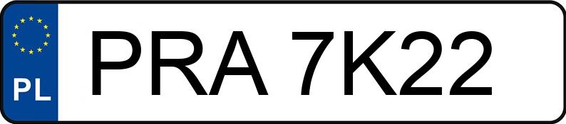 Numer rejestracyjny PRA 7K22 posiada AUDI A4 - PRA7K22 Numer rejestracyjny PRA 7K22 posiada AUDI A4 - PRA7K22