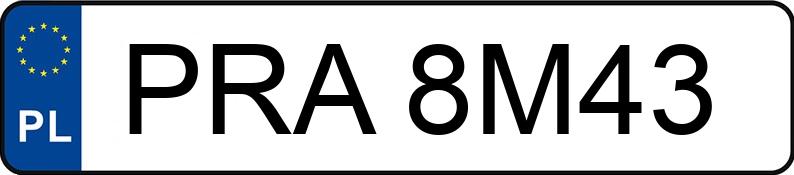 Numer rejestracyjny PRA 8M43 posiada VOLKSWAGEN Fox MR`05 E4 Basis - PRA8M43