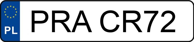 Numer rejestracyjny PRA CR72 posiada MERCEDES-BENZ C 220 CDI - PRACR72