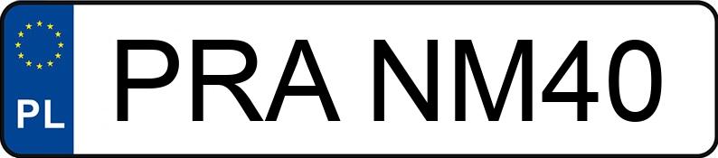 Numer rejestracyjny PRA NM40 posiada LIEBHERR UTM - PRANM40 Numer rejestracyjny PRA NM40 posiada LIEBHERR UTM - PRANM40