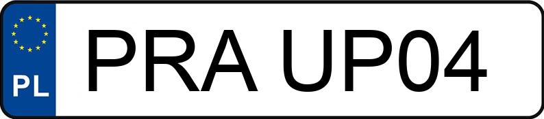 Numer rejestracyjny PRA UP04 posiada VOLKSWAGEN TIGUAN 2.0 TDI - PRAUP04