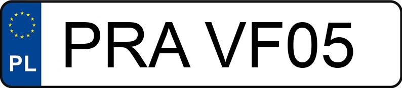 Numer rejestracyjny PRA VF05 posiada SAAB 900 2.5 KAT - PRAVF05