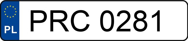 Numer rejestracyjny PRC 0281 posiada WŁADIMIREC T-25A - PRC0281