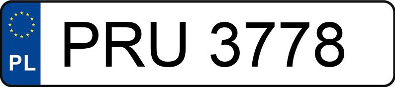 Numer rejestracyjny PRU 3778 posiada URSUS 2802 2802 - PRU3778