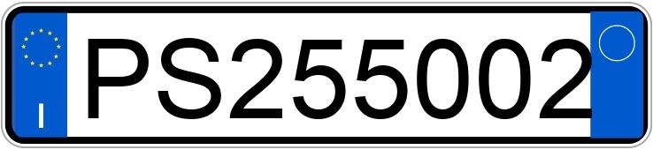 Numer rejestracyjny PS255002 posiada ALFA ROMEO Alfetta