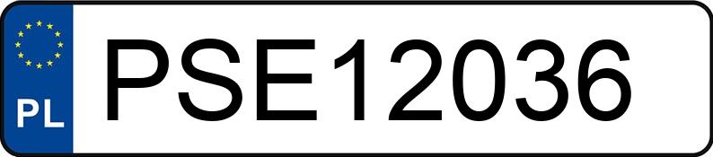 Numer rejestracyjny PSE 12036 posiada MERCEDES-BENZ C 320 Kat. MR`00 E3 203 Classic - PSE12036