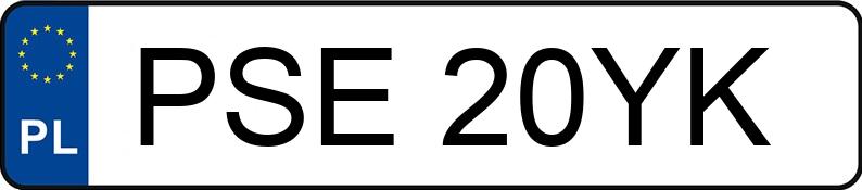 Numer rejestracyjny PSE 20YK posiada SKODA OCTAVIA - PSE20YK Numer rejestracyjny PSE 20YK posiada SKODA OCTAVIA - PSE20YK