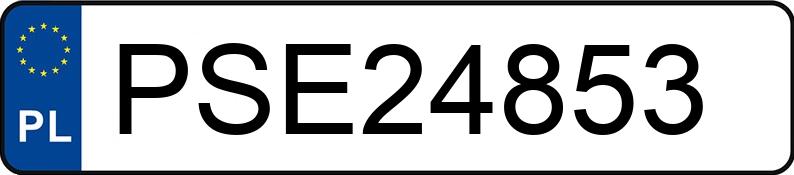 Numer rejestracyjny PSE 24853 posiada BMW 520 I - PSE24853 Numer rejestracyjny PSE 24853 posiada BMW 520 I - PSE24853