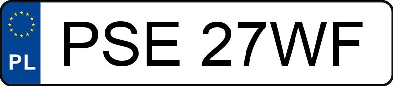 Numer rejestracyjny PSE 27WF posiada FORD Focus 1.8 TDDi MR`98 Ambiente - PSE27WF