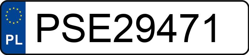 Numer rejestracyjny PSE 29471 posiada OPEL ZAFIRA 1.9 CDTI - PSE29471