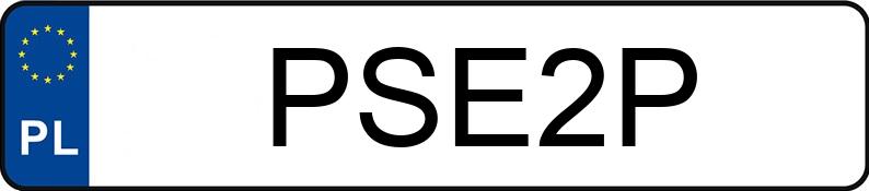 Numer rejestracyjny PSE 2P posiada MERCEDES-BENZ 300 D 124 300D - PSE2P