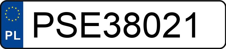 Numer rejestracyjny PSE 38021 posiada VOLKSWAGEN GOLF - PSE38021