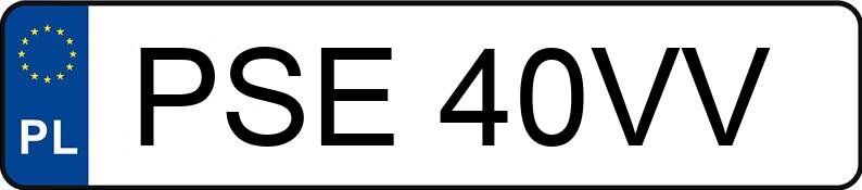 Numer rejestracyjny PSE 40VV posiada CITROEN NEMO 1.4I - PSE40VV