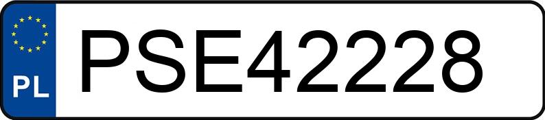 Numer rejestracyjny PSE 42228 posiada TOYOTA Corolla Sedan MR`97 E3 Linea Terra - PSE42228